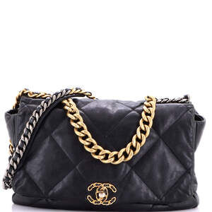Chanel 19 Flap Bag Quilted Leather Maxi #226871C48B